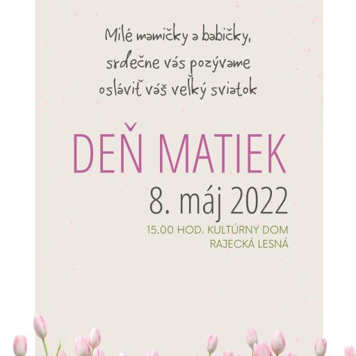 Deň matiek 2022
