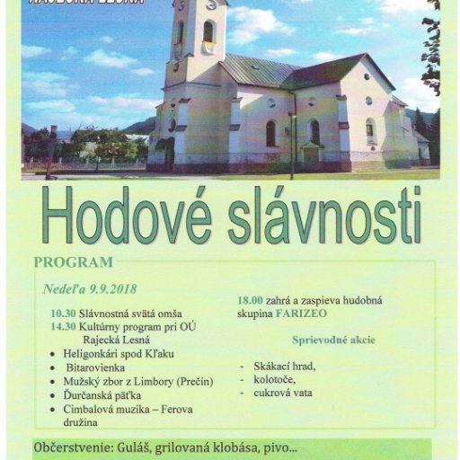 Obecné hody 2018