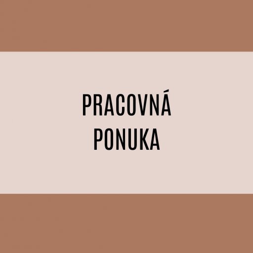 pracovná ponuka